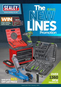 Sealey New Lines Promotion 2020